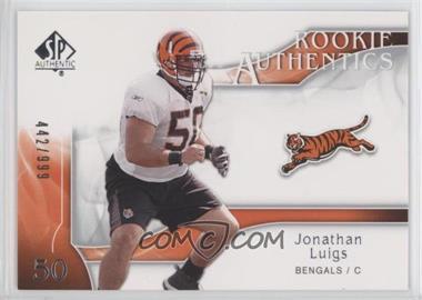 2009 SP Authentic - [Base] #221 - Rookie Authentics - Jonathan Luigs /999