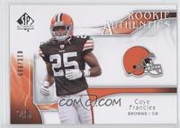 Rookie Authentics - Coye Francies #/999