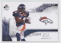 Rookie Authentics - David Bruton #/999