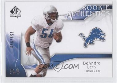 2009 SP Authentic - [Base] #238 - Rookie Authentics - DeAndre Levy /999