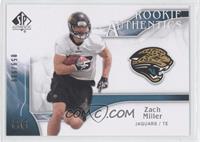 Rookie Authentics - Zach Miller #/999