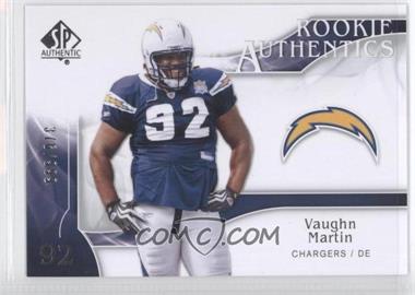 2009 SP Authentic - [Base] #286 - Rookie Authentics - Vaughn Martin /999