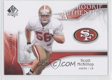 2009 SP Authentic - [Base] #290 - Rookie Authentics - Scott McKillop /999