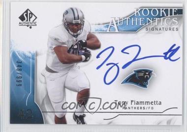 2009 SP Authentic - [Base] #330 - Rookie Authentics Signatures - Tony Fiammetta /999