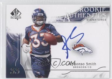 2009 SP Authentic - [Base] #348 - Rookie Authentics Signatures - Alphonso Smith /799