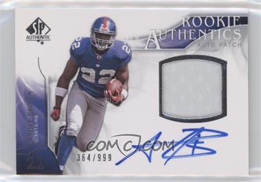 2009 SP Authentic - [Base] #371 - Rookie Authentics Auto Patch - Andre Brown /999