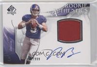 Rookie Authentics Auto Patch - Rhett Bomar #/999