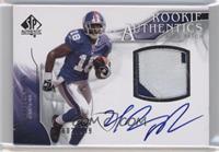 Rookie Authentics Auto Patch - Hakeem Nicks #/999