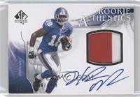 Rookie Authentics Auto Patch - Hakeem Nicks #/999