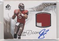 Rookie Authentics Auto Patch - Josh Freeman #/999