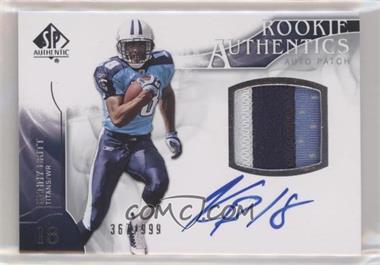 2009 SP Authentic - [Base] #388 - Rookie Authentics Auto Patch - Kenny Britt /999