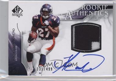 2009 SP Authentic - [Base] #389 - Rookie Authentics Auto Patch - Knowshon Moreno /499