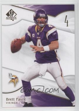 2009 SP Authentic - [Base] #62 - Brett Favre