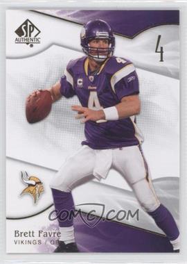 2009 SP Authentic - [Base] #62 - Brett Favre