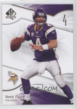 2009 SP Authentic - [Base] #62 - Brett Favre