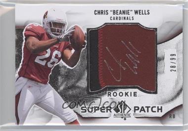 2009 SP Authentic - Rookie Super Patch Signatures #RSP-CW - Chris Wells /99