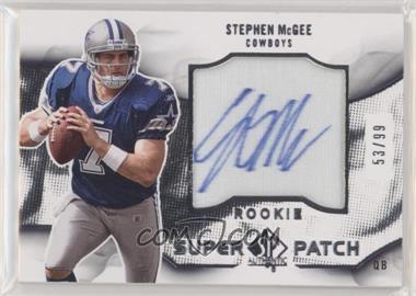 2009 SP Authentic - Rookie Super Patch Signatures #RSP-SM - Stephen McGee /99 [Good to VG‑EX]