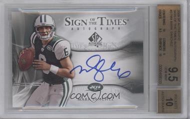 2009 SP Authentic - Sign of the Times Autographs #ST-MA - Mark Sanchez [BGS 9.5 GEM MINT]