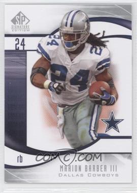 2009 SP Signature Edition - [Base] #9 - Marion Barber III