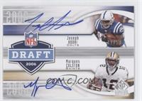 Joseph Addai, Marques Colston #/50