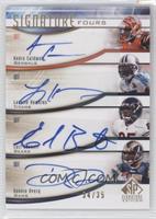 Lavelle Hawkins, Earl Bennett, Donnie Avery, Andre Caldwell #/35