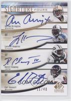 Adrian Arrington, Lavelle Hawkins, David Clowney, Earl Bennett #/40