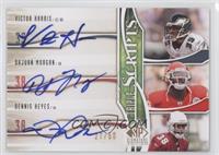 Victor Harris, DaJuan Morgan, Dennis Keyes #/50