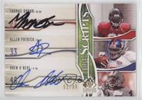 Thomas Brown, Allen Patrick, Oren O'Neal #/99