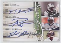 David Clowney, Paul Williams, Laurent Robinson #/99