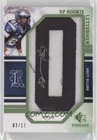 Rookie Lettermen Autographs - Jarett Dillard #/17