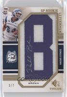 Rookie Lettermen Autographs - Donald Brown #/7