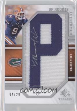 2009 SP Threads - [Base] #237 - Rookie Lettermen Autographs - Louis Murphy /20