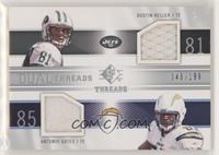 Dustin Keller, Antonio Gates #/199