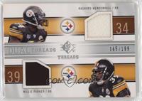 Rashard Mendenhall, Willie Parker #/199