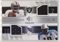 JaMarcus Russell, Vince Young #/199