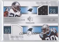 Jonathan Stewart, Dwayne Jarrett #/199