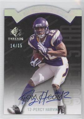 2009 SP Threads - SP Super Star Die-Cuts - Autographs #AP100 - Percy Harvin /15