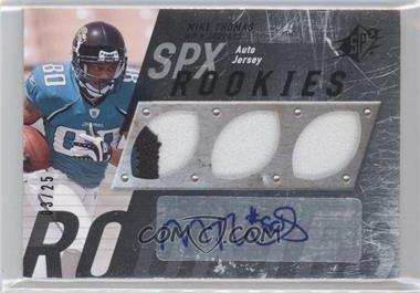 2009 SPx - [Base] - Silver #118 - Rookies Auto Jersey - Mike Thomas /25