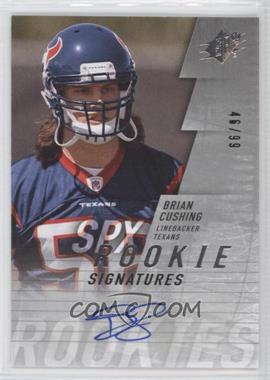 2009 SPx - [Base] - Silver #135 - Rookie Signatures - Brian Cushing /99