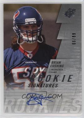 2009 SPx - [Base] - Silver #135 - Rookie Signatures - Brian Cushing /99