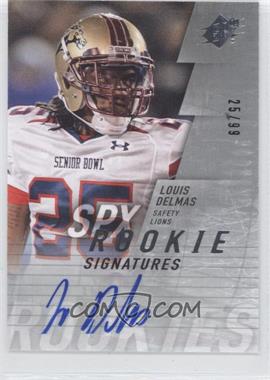 2009 SPx - [Base] - Silver #137 - Rookie Signatures - Louis Delmas /99