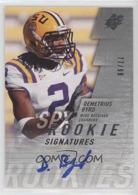 2009 SPx - [Base] - Silver #150 - Rookie Signatures - Demetrius Byrd /99