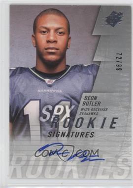 2009 SPx - [Base] - Silver #151 - Rookie Signatures - Deon Butler /99