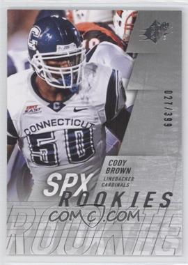 2009 SPx - [Base] - Silver #175 - Cody Brown /399