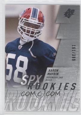 2009 SPx - [Base] - Silver #189 - Aaron Maybin /399