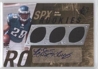 2009 SPx - [Base] #104 - Rookies Auto Jersey - LeSean McCoy /549