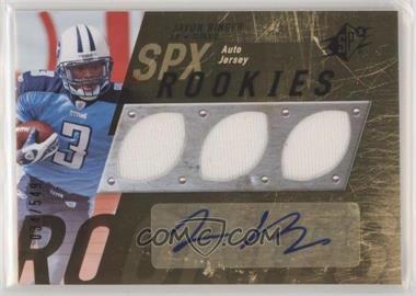 2009 SPx - [Base] #108 - Rookies Auto Jersey - Javon Ringer /549