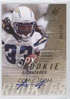 Rookie Signatures - Gartrell Johnson #/299