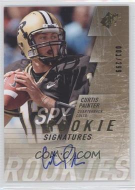 2009 SPx - [Base] #141 - Rookie Signatures - Curtis Painter /299