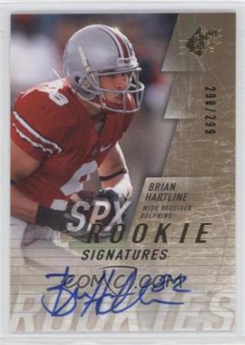 2009 SPx - [Base] #154 - Rookie Signatures - Brian Hartline /299